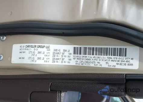 2014 Jeep Cherokee Latitude из США, поврежденный, VIN 1C4PJLCS6EW314279